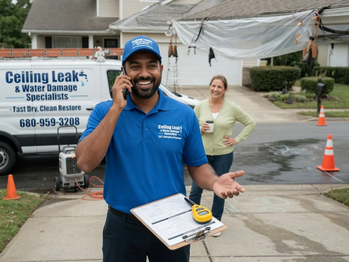Ceiling Leak Cleanup Dalton, OH FAQs
